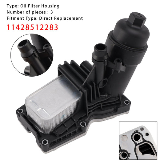 Alloggiamento filtro olio radiatore olio e guarnizioni 11428512283 per BMW X3 F25 2009-2017