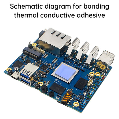Dissipatore di calore Orange Pi 5Plus Pi5 Dissipatore di calore CPU resistente alle alte temperature Raffreddamento