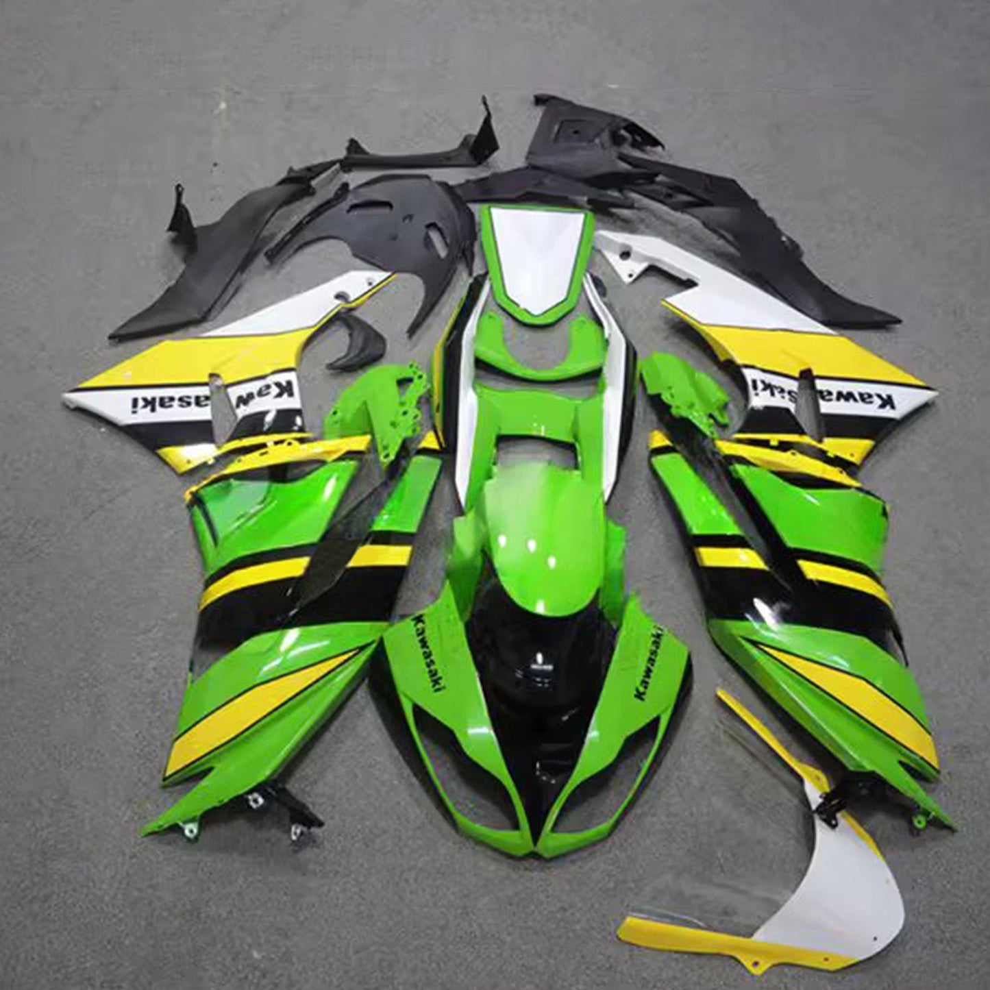 Kit carenatura iniezione in plastica ABS adatto per Kawasaki ZX6R 636 2009-2012