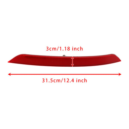 Riflettore paraurti posteriore sinistro e destro rosso per GMC Terrain 2018-2024