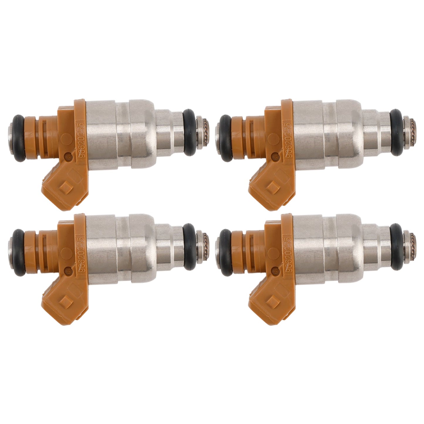 Iniettore di carburante 4 pezzi 96620255 adatto per Chevrolet Daewoo Matiz 0.8L 1.0L 96518620