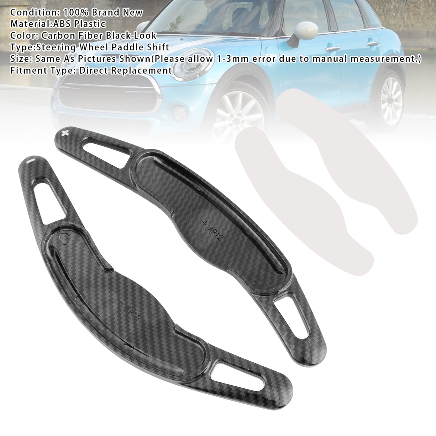 Estensione del cambio al volante per Mini F54 F55 F56 F57 F60 2014-2022