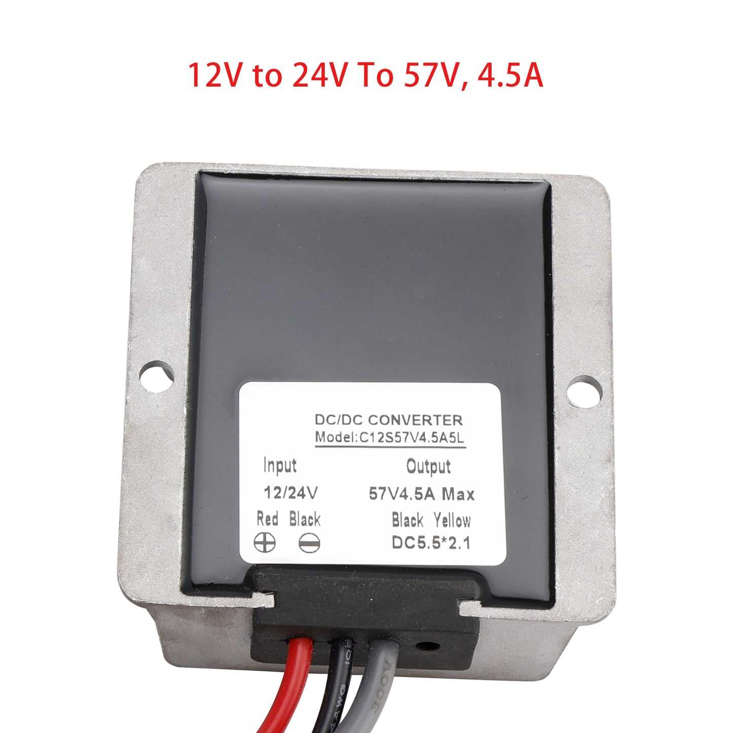 Mini adattatore 12V convertitore step-up CC 12V/24V a 57V 4,5A 256W Smart Boost