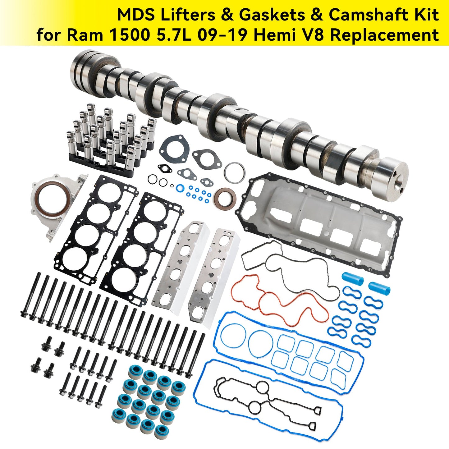 Kit guarnizioni e sollevatori MDS per motore Dodge Durango 5.7L del 2009 e albero a camme 53021726AD