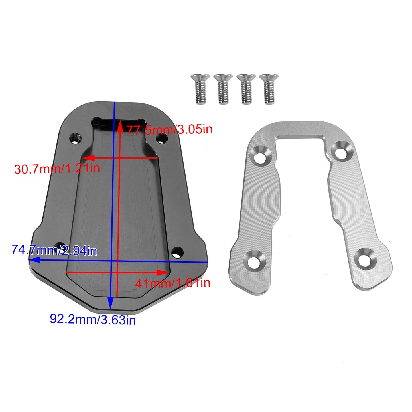 Piastra di estensione del cavalletto HONDA CRF300L 2021-2023