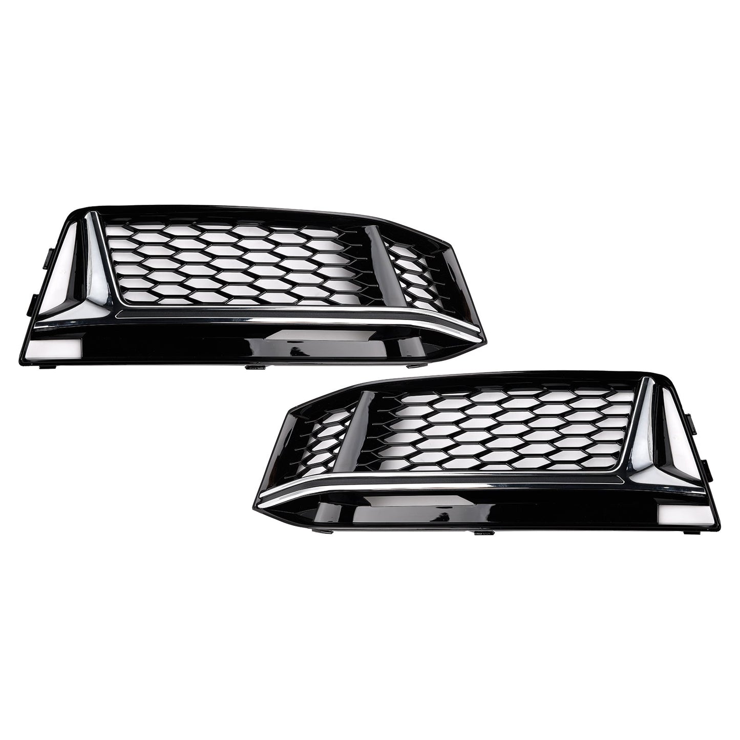Griglia di copertura fendinebbia AUDI A4 B9 S-Line S4 2016-2018 (2 pezzi)