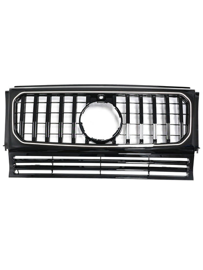 Per Mercedes Benz W463 1990-2018 con griglia per paraurti anteriore nera lucida a LED