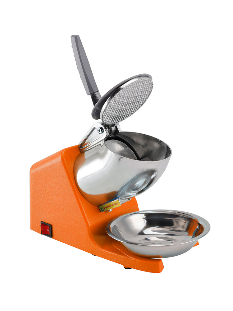 Tritaghiaccio elettrico 143LBS/Hr Macchina per coni di neve Rasoio per ghiaccio 500W Spina UE