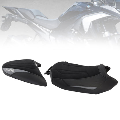 2024-2025 Per BMW R1300GS R 1300 GS Parte anteriore inferiore con sedile posteriore conducente passeggero grigio