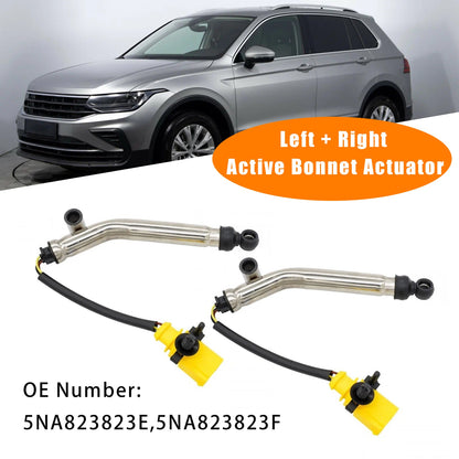 Attuatore cofano attivo 2X 5NA823823E per VW Tiguan AD1 AX1 2.0 TSI 1.4 TSI