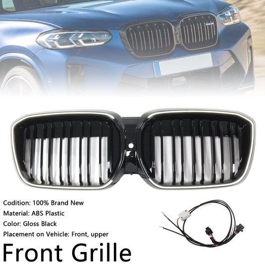 Griglia anteriore a doppio rene nera lucida BMW IX3 G08 LCI 2022-2024