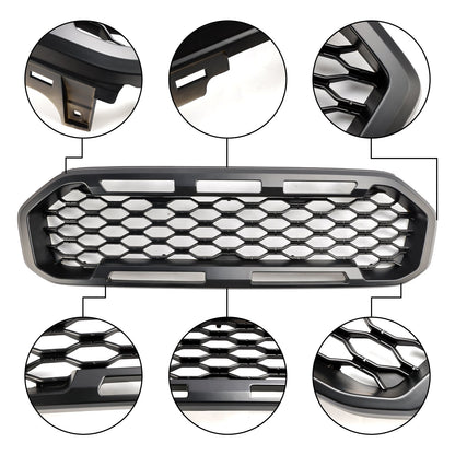Griglia paraurti anteriore Ford Ranger T8 2019-2023 nera