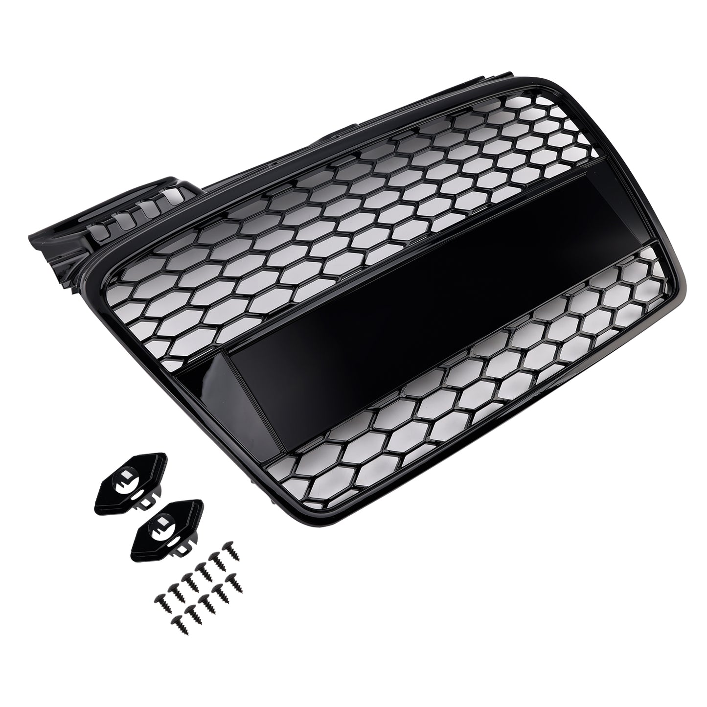 Per Audi A4 B7 2005-2008 Griglia a griglia esagonale in rete sportiva a nido d'ape stile RS4