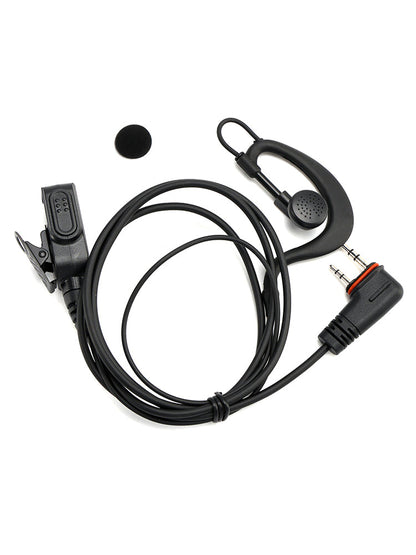 Cuffie con gancio auricolare ICOM A24/25-020 per ricetrasmittenti ICOM A25CE A25N A24