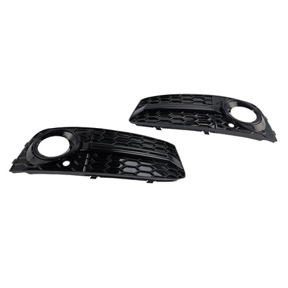 2 pezzi Griglia fendinebbia anteriore a nido d'ape 8KD807681 compatibile con Audi A4 B8 2009-2012