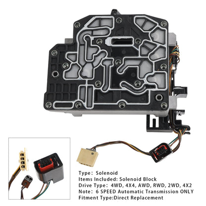 2011-2016 FIAT FREEMONT 6 SP F/4WD L4 2.0L 2.4L V6 3.6L 62TE A604-X Blocco solenoide trasmissione 68376696AA