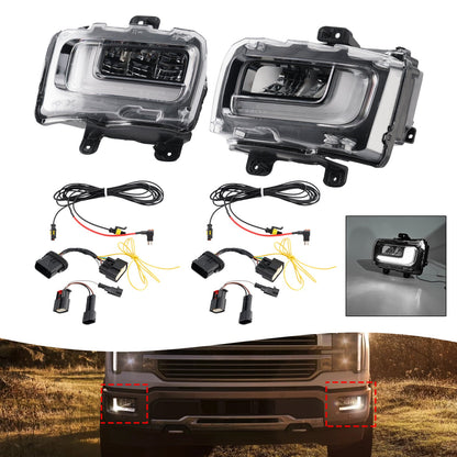 Coppia di fendinebbia anteriori a LED per Ford F150 2024-2025 RL3415A254AB RL3415A254AC