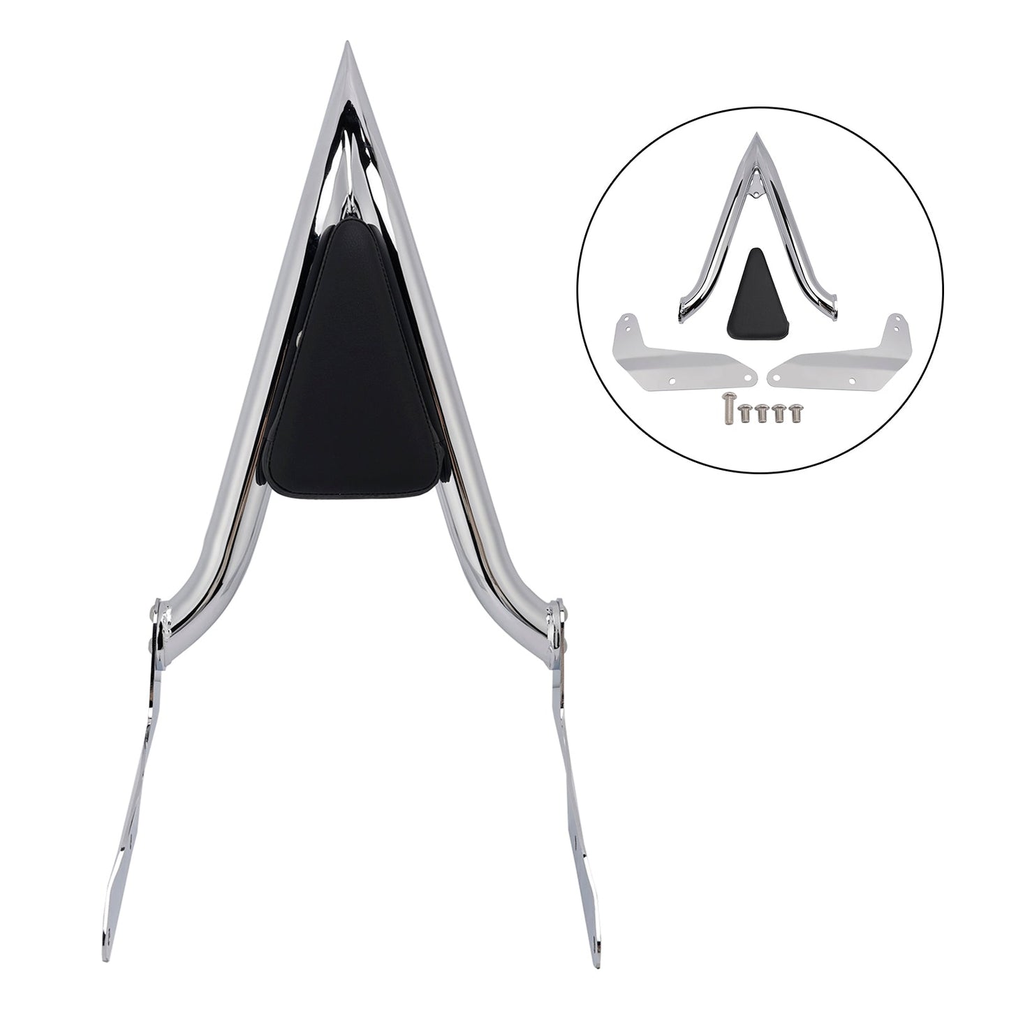 Schienale Sissy Bar passeggero per Honda Magna VF 750 1994-2003 VF 250 1995-2006