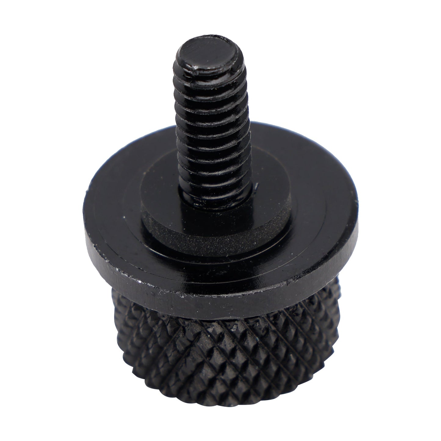 Kit di rilascio piastra bullone sella nero da 1/4""-20 per Touring Softail Dyna 96-23