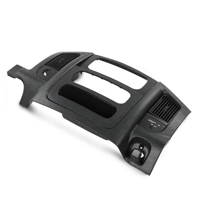 Pannello di rivestimento della bocchetta dell'aria del cruscotto centrale Dodge Ram 1500 2002-2005, nero