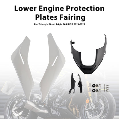 Pannelli inferiori del motore Street Triple 765 R/RS 2023-2025, carenatura protettiva