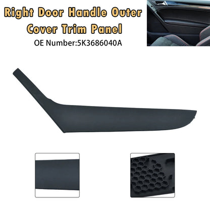 Rivestimento esterno della maniglia della portiera destra, codice 5K3686040A, per VW Golf 6 Coupé 2009-2013