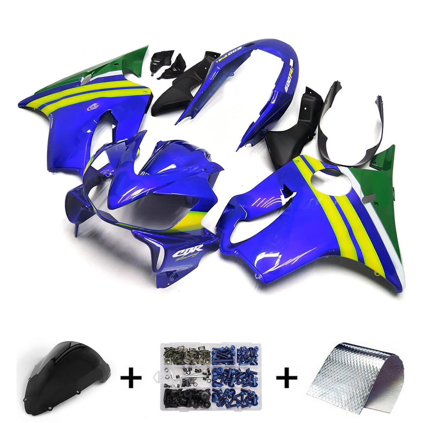 Kit di carene in plastica ABS stampate a iniezione per Honda CBR600 F4i 2004-2007