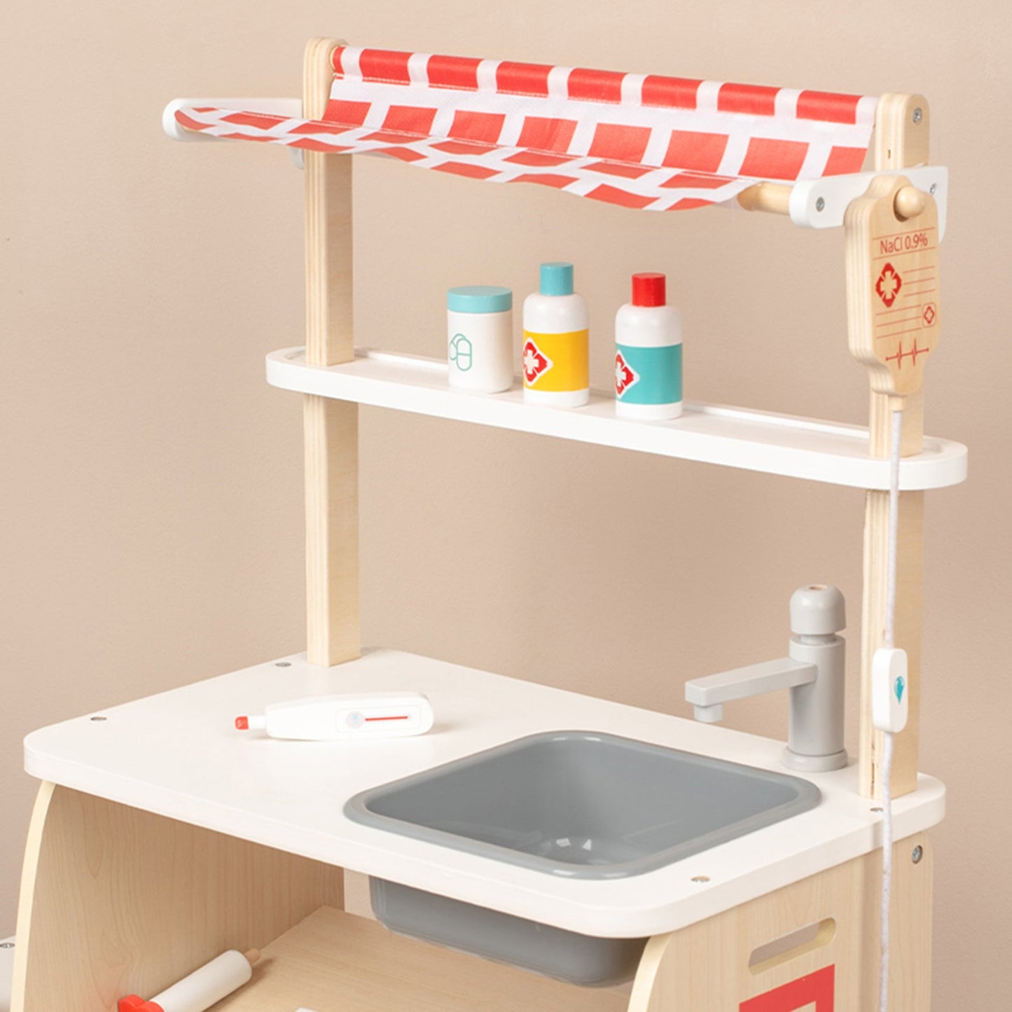 Simulazione di clinica medica per bambini con 22 accessori, set di giocattoli per bambini dai 3 anni in su