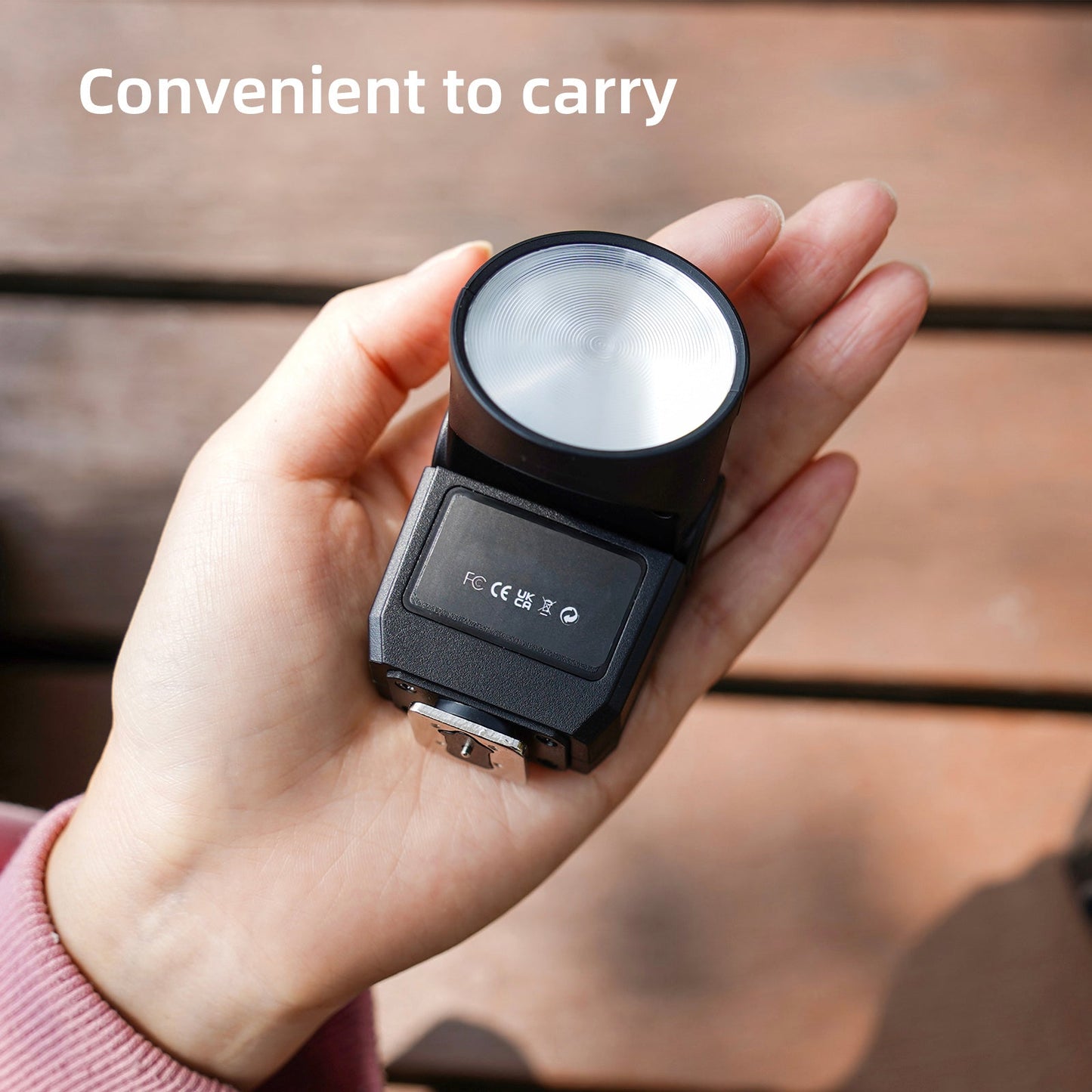 F02 Mini Flash Light Micro Slitta per Fotocamera Singola Luce di Riempimento Portatile per Fotografia