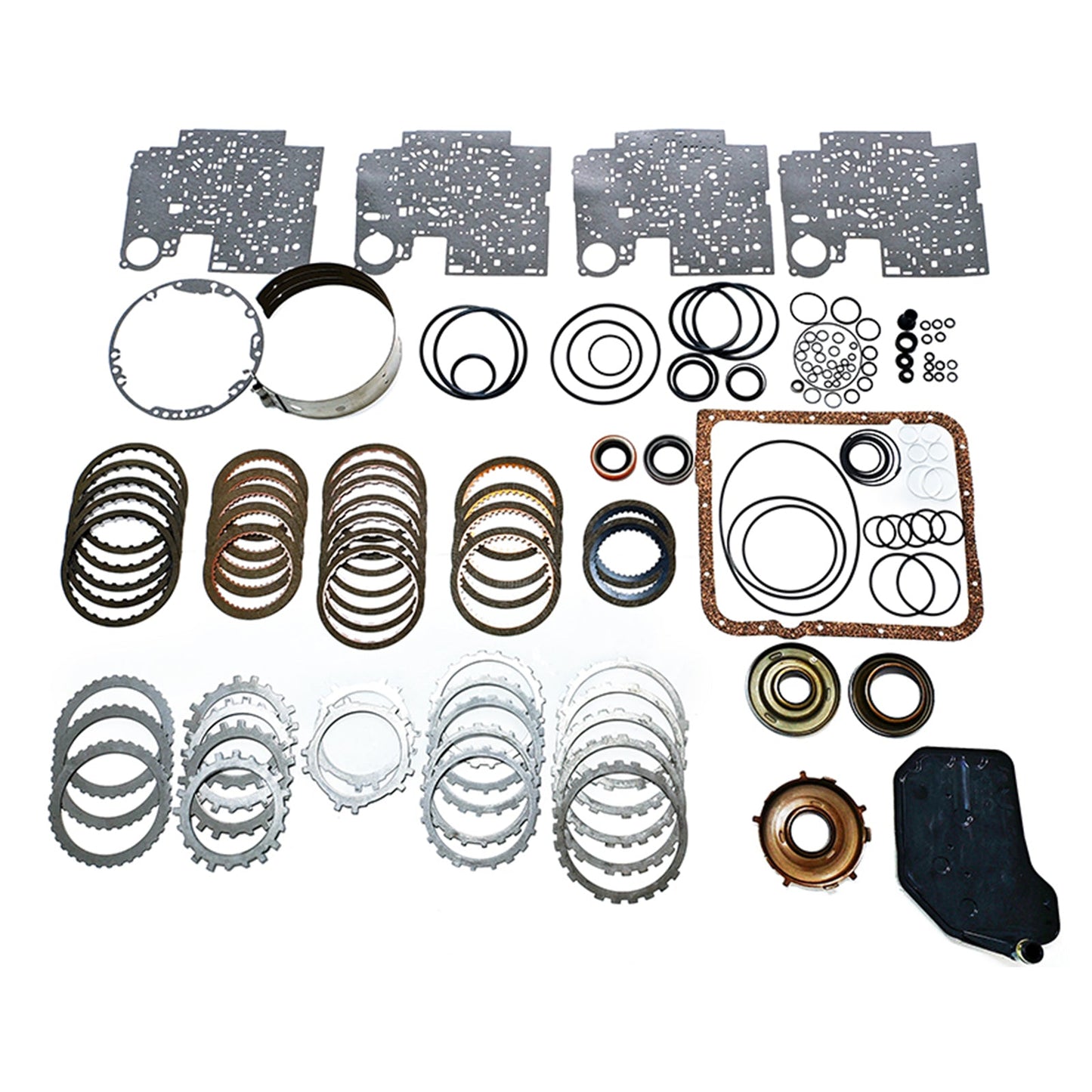 Kit di ricostruzione Super Master per trasmissione GM 4L60E dal 2004 in poi con acciai e pistoni