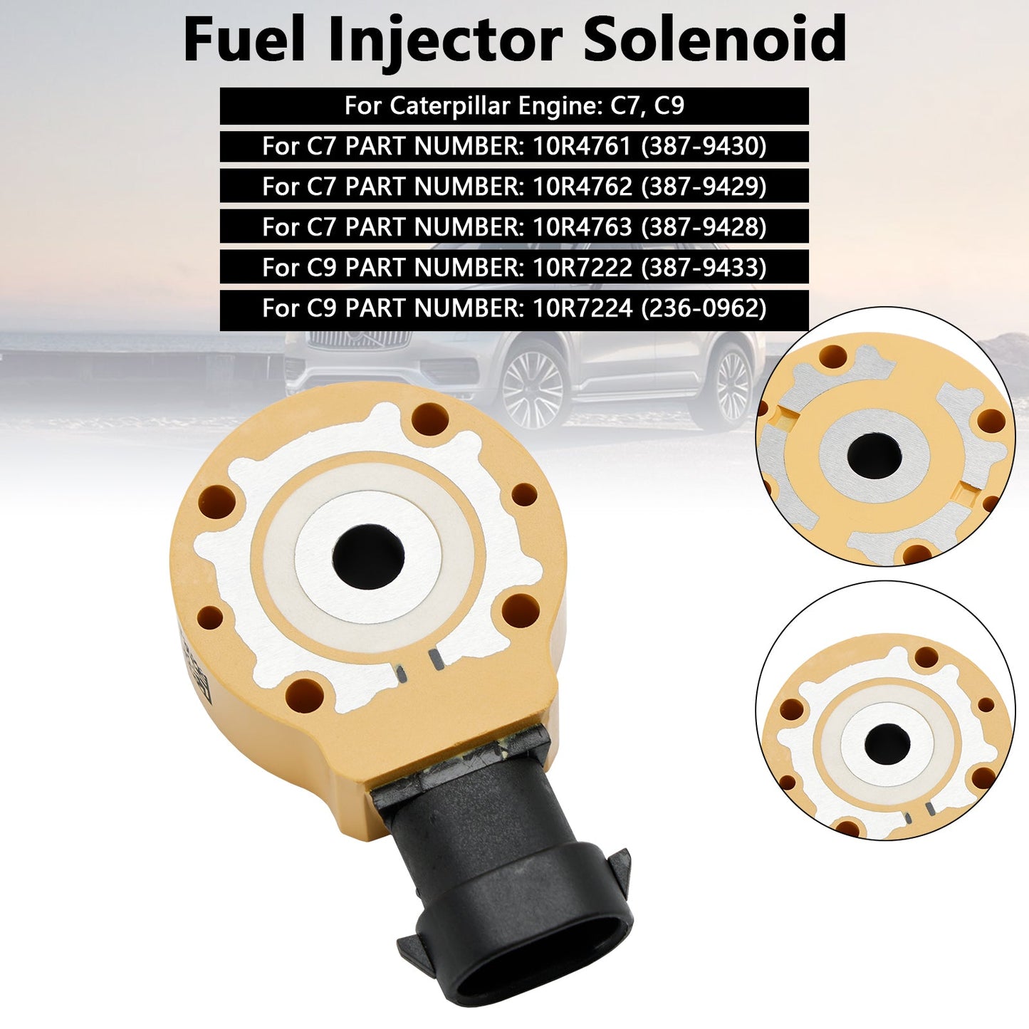 Solenoide iniettore carburante diesel 214-5427 adatto per Caterpillar adatto per CAT C7 C9 10R4761