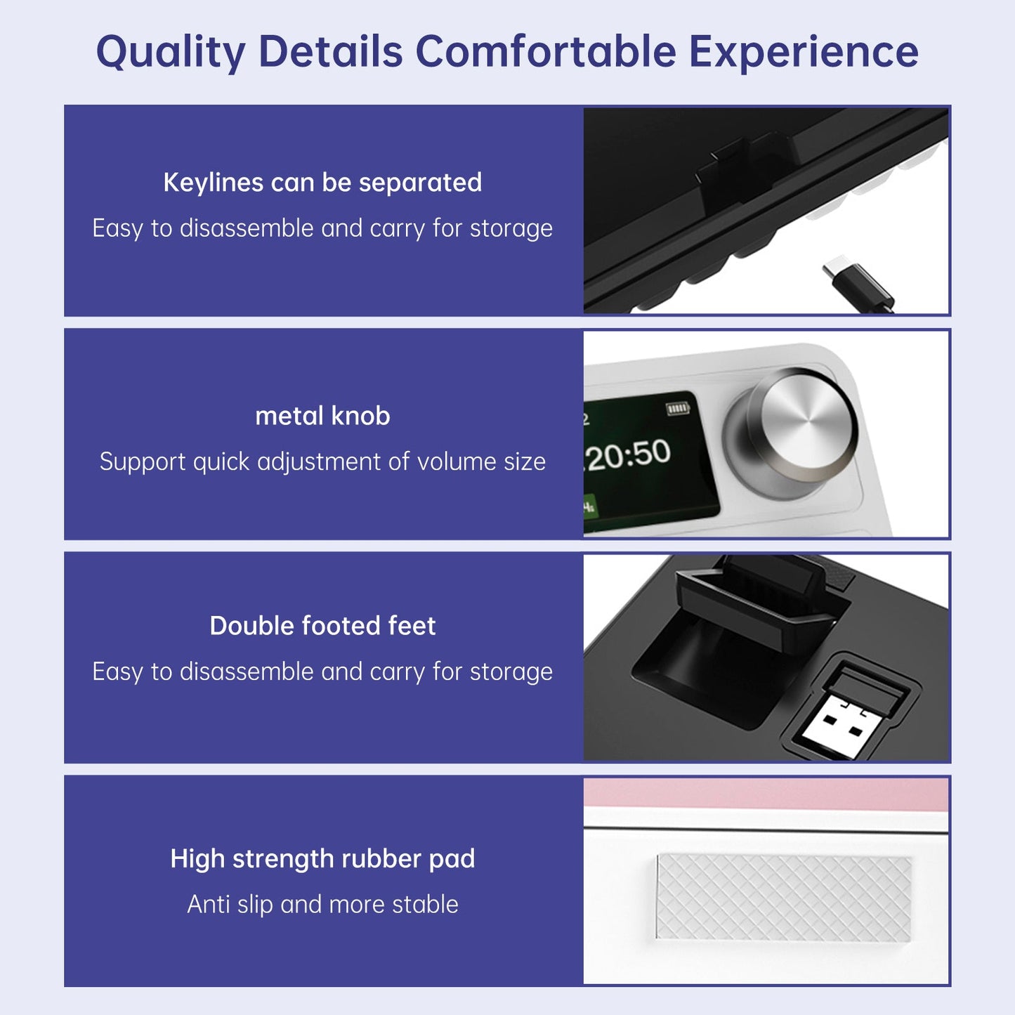 Tastiera meccanica wireless Bluetooth 2.4G a 98 tasti, tre modalità, RGB, sostituibile a caldo