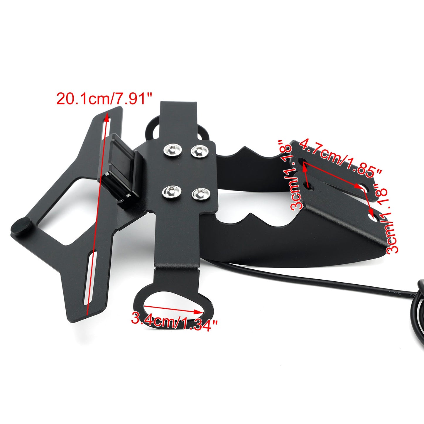 Supporto per targa compatibile con Yamaha MT-07 2025-2026
