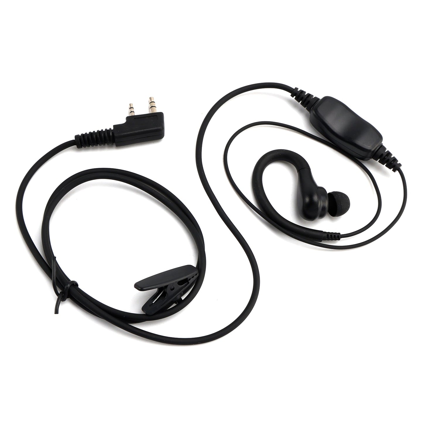 Cuffie con gancio auricolare bicolore K-029 636 per TK-220 TH-F6 RPV516A KG-UVD1P TG-2AT