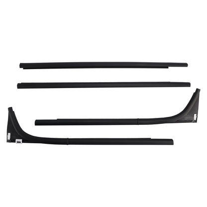4 pezzi di guarnizione interna ed esterna per porta per Mazda BT-50 Pro Pick Up 2012-2019