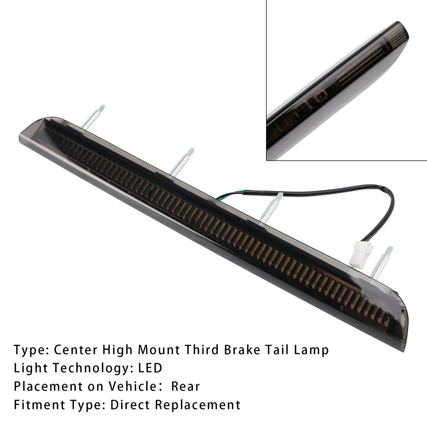 2015-2019 KIA Sorento Luce di stop posteriore 3a luce di stop alta LED 92700-C5000 BLK