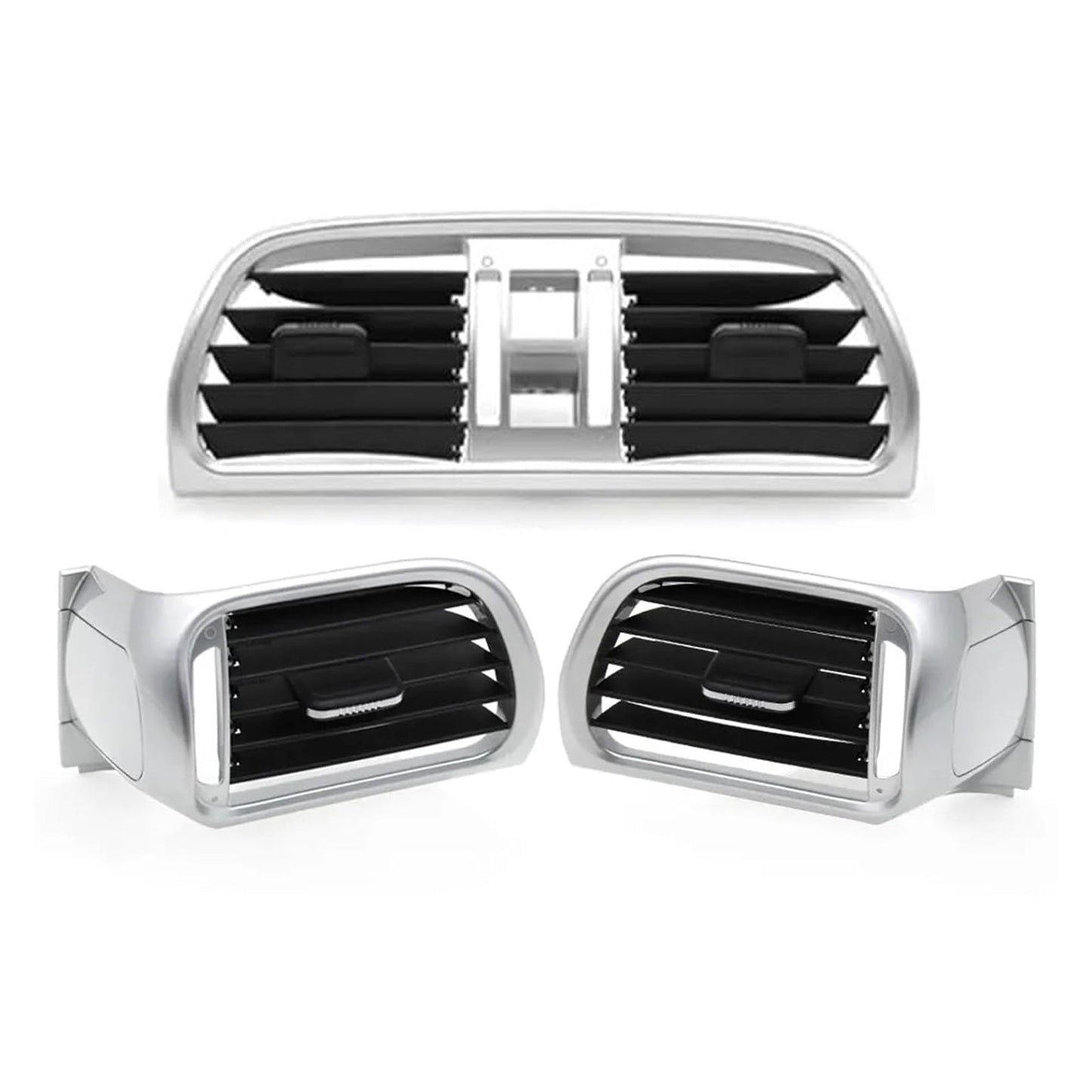 Copertura bocchetta aria condizionata centrale sinistra destra Porsche GT2 GT3 997 2004-2012, argento 99755214105 99755213105 99755213205