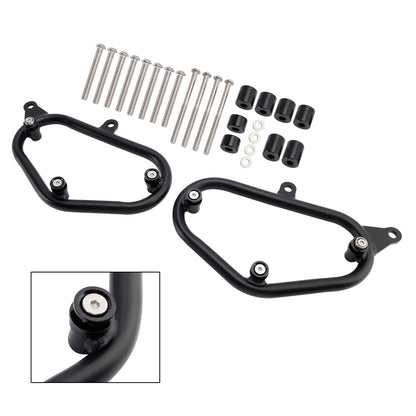 Staffa di montaggio per borsa laterale Kawasaki Eliminator 500 2024-2025, nera