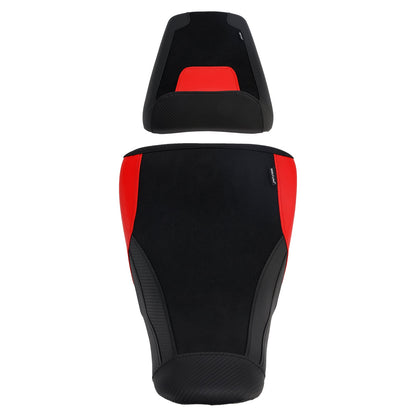 Cuscino inferiore per sella conducente e passeggero, colore rosso, per Suzuki V-Strom DL1050 2023-2025
