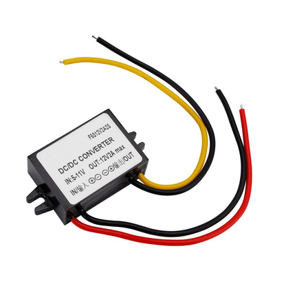 Convertitore regolatore di alimentazione per auto DC-DC 6V-12V 2A 24W Step Up impermeabile