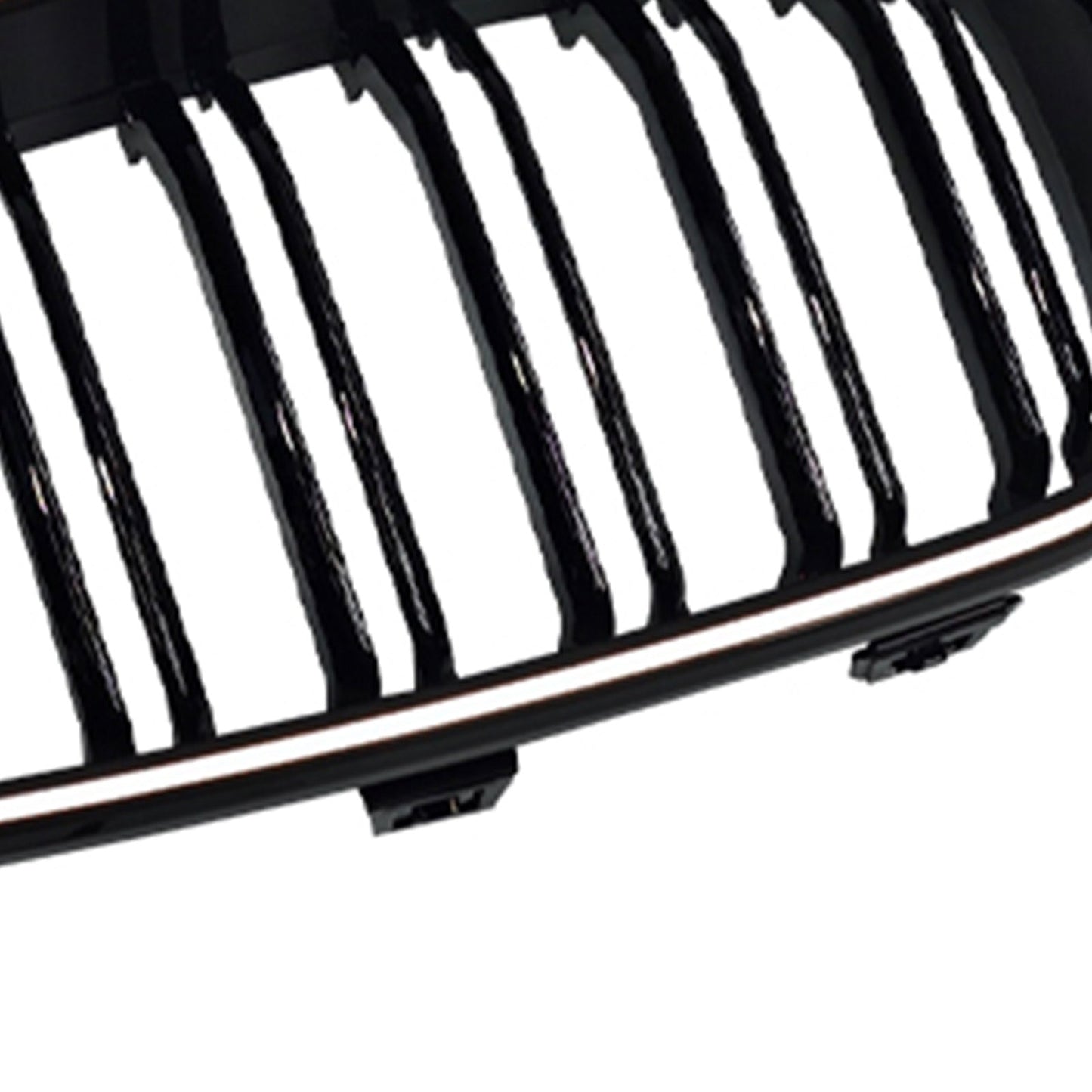 Griglia anteriore a doppia lamella nera lucida per BMW Serie 3 F34 GT (modelli 2013-2019).