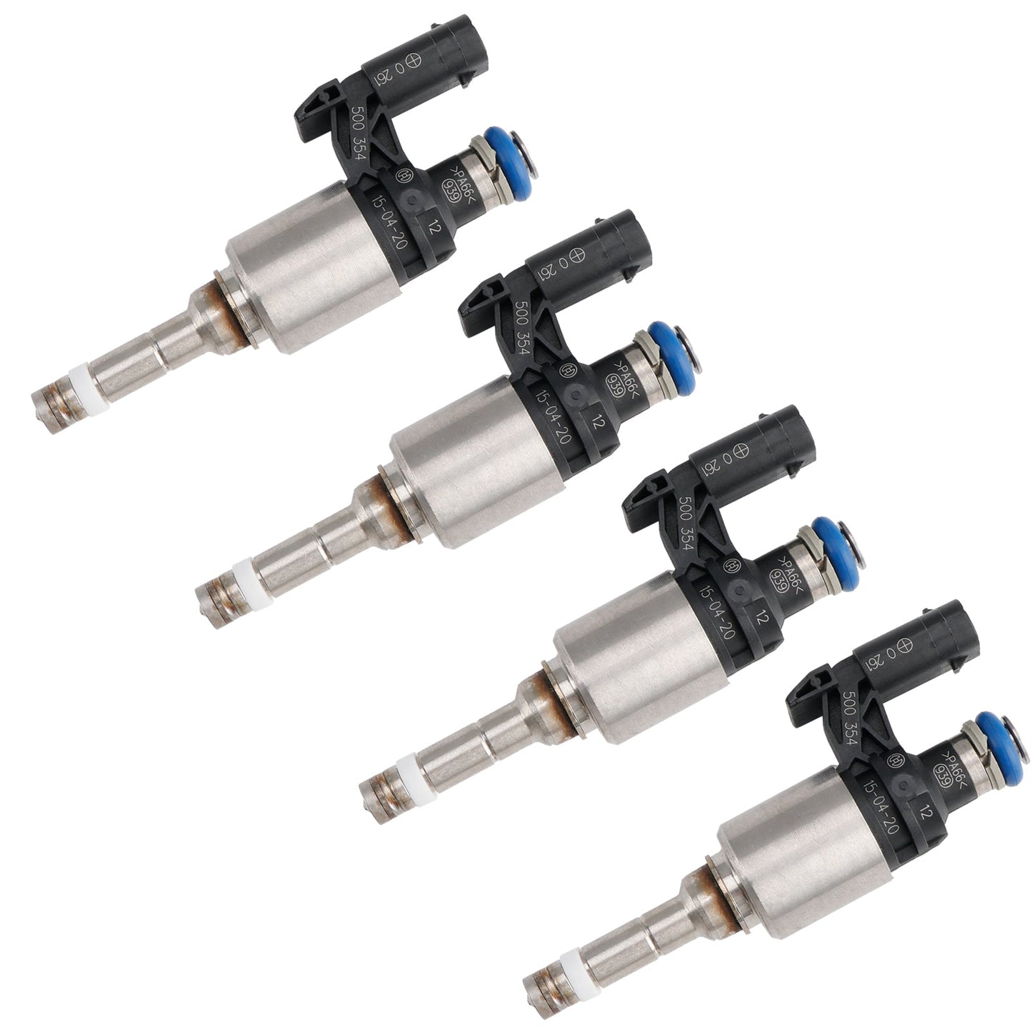 4 pezzi iniettore carburante 04E906036Q adatto per Audi A3 adatto per Seat Leon adatto per Skoda adatto per VW Passat