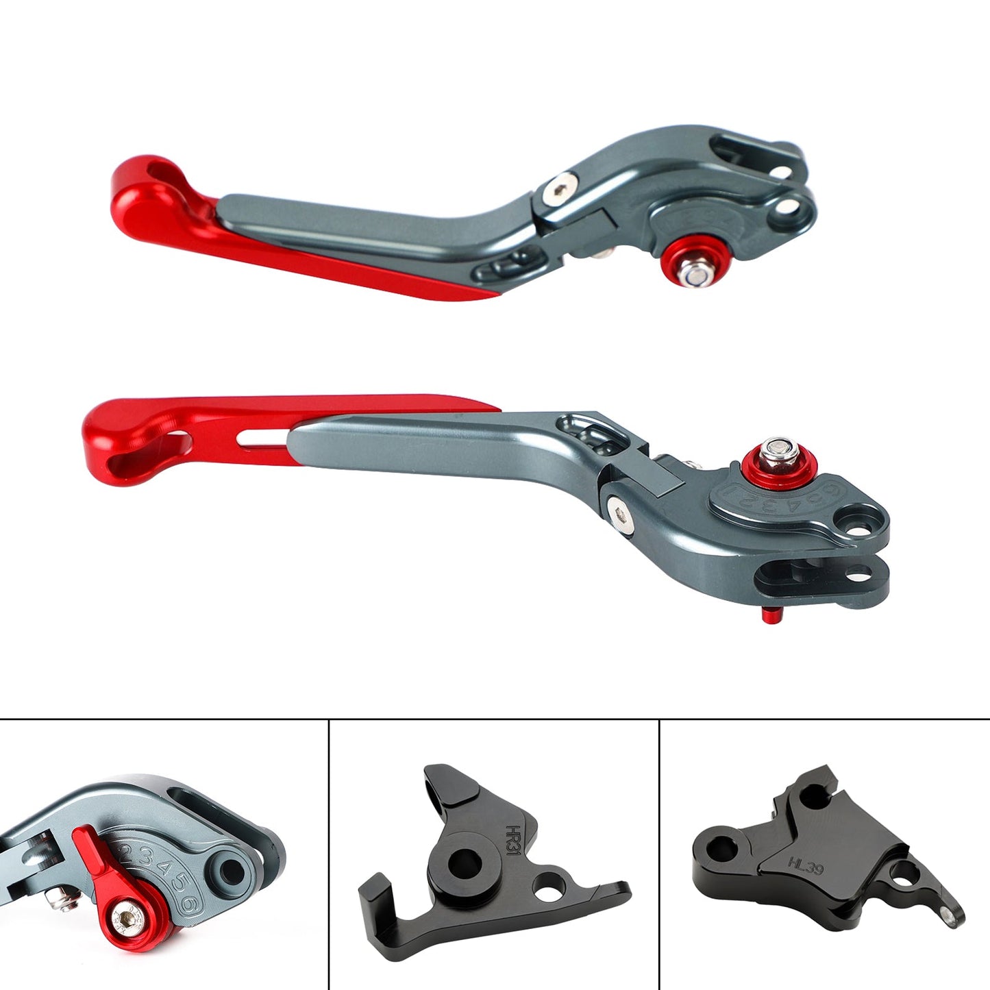 Leva freno frizione regolabile adatta per CFMOTO 450SS 450SR 21-23 450NK 23-24