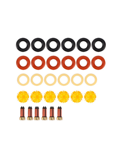 Guarnizione O-ring per iniettore carburante 0280150414 compatibile con BMW Serie 5 E34 87-93 E39 1995-2003