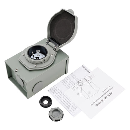 Scatola di ingresso per generatore RV da 30 Ampere NEMA SS2-50P Scatola di ingresso alimentazione 125/250 V