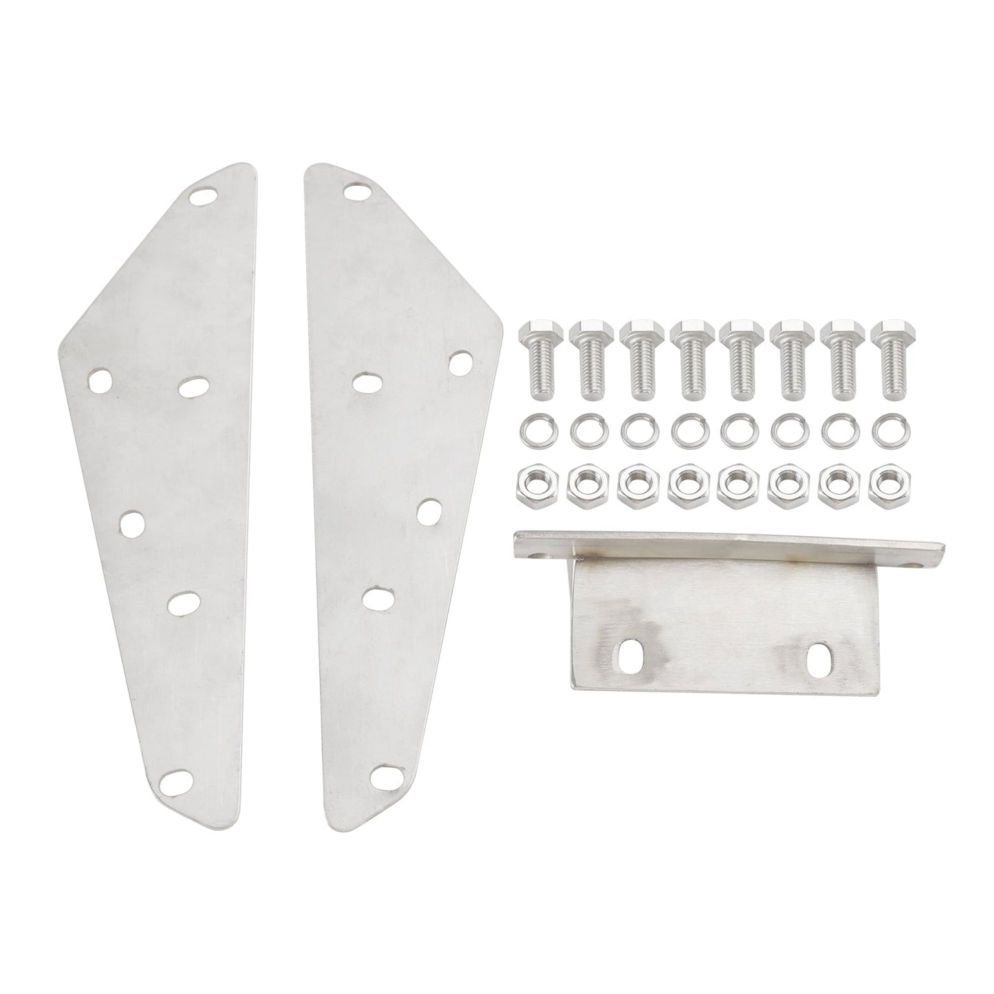Visiera piatta argentata per Peterbilt 377 378 379 335 386 388 389
