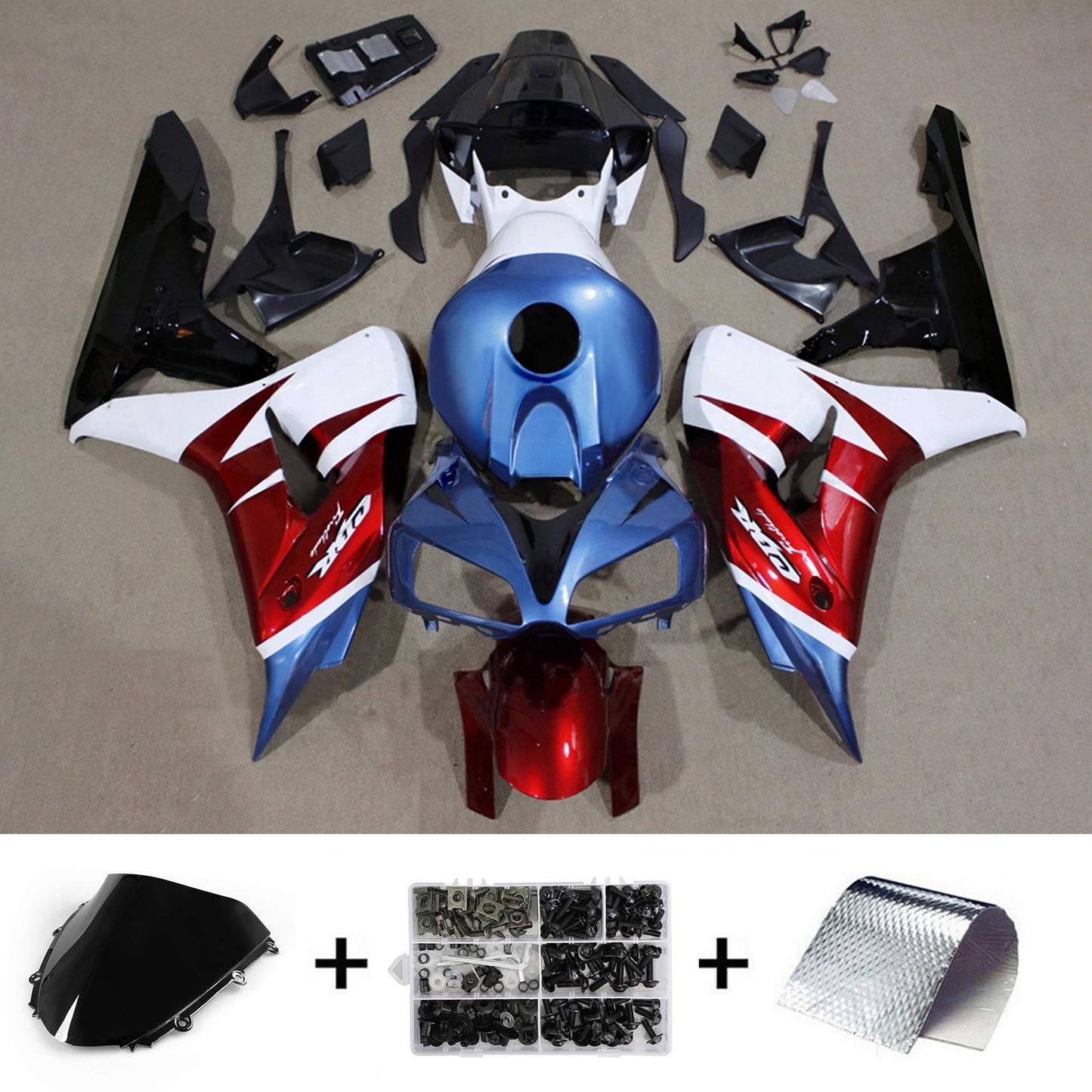 Kit di carene in plastica ABS stampate a iniezione per Honda CBR1000RR 2006-2007