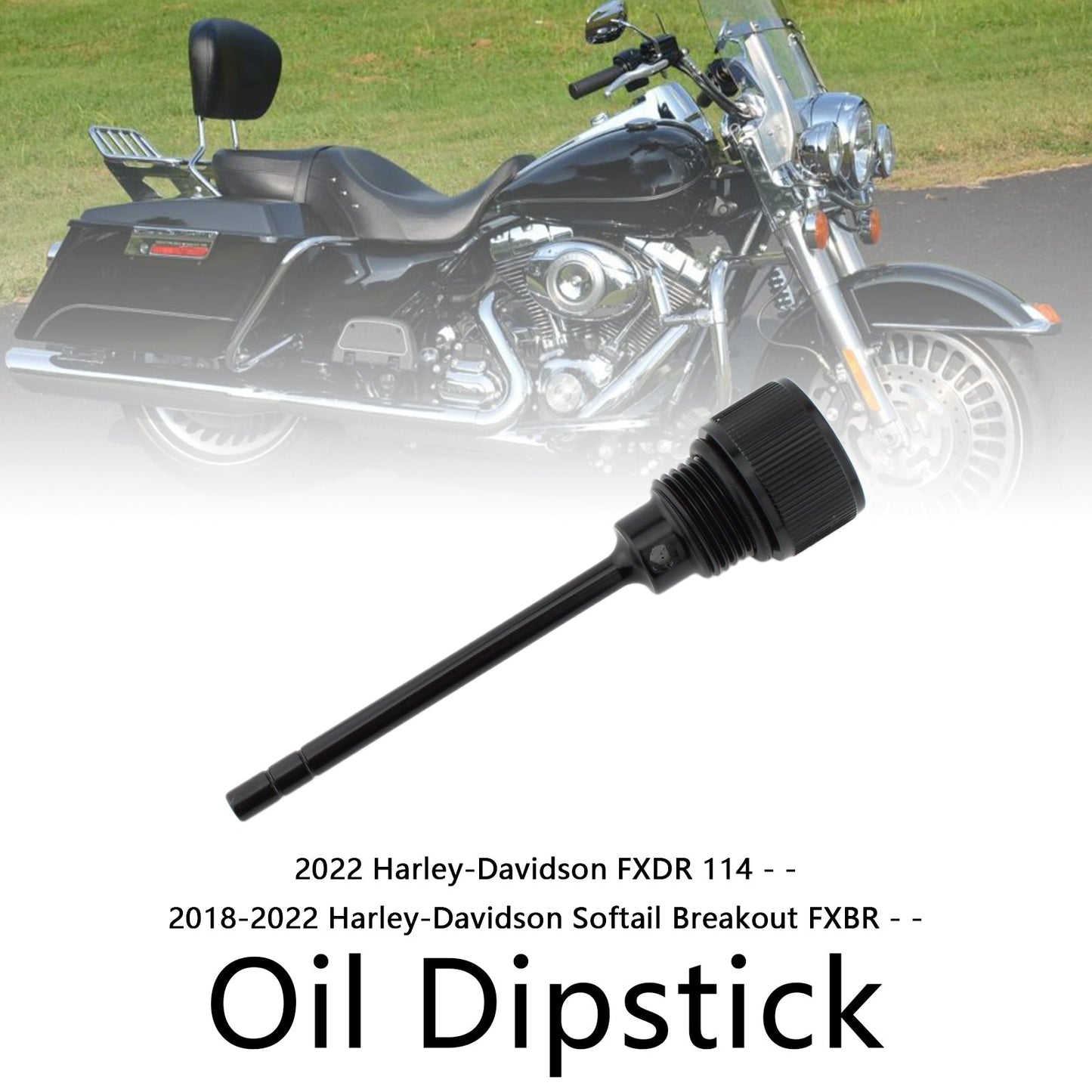 1105-0022 Tappo serbatoio asta di livello olio per Softail Road Glide 07-19