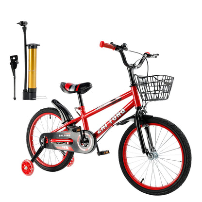 Bicicletta per bambini da 14 pollici Bicicletta per bambini e bambine con ruote ausiliarie
