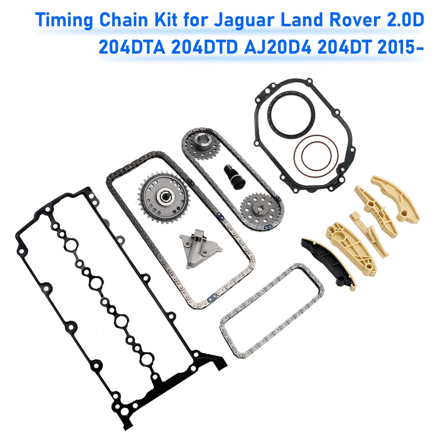 09/2015 - Kit catena di distribuzione LR084294 per Jaguar F-Pace (X761) 204DTD 1999 SUV